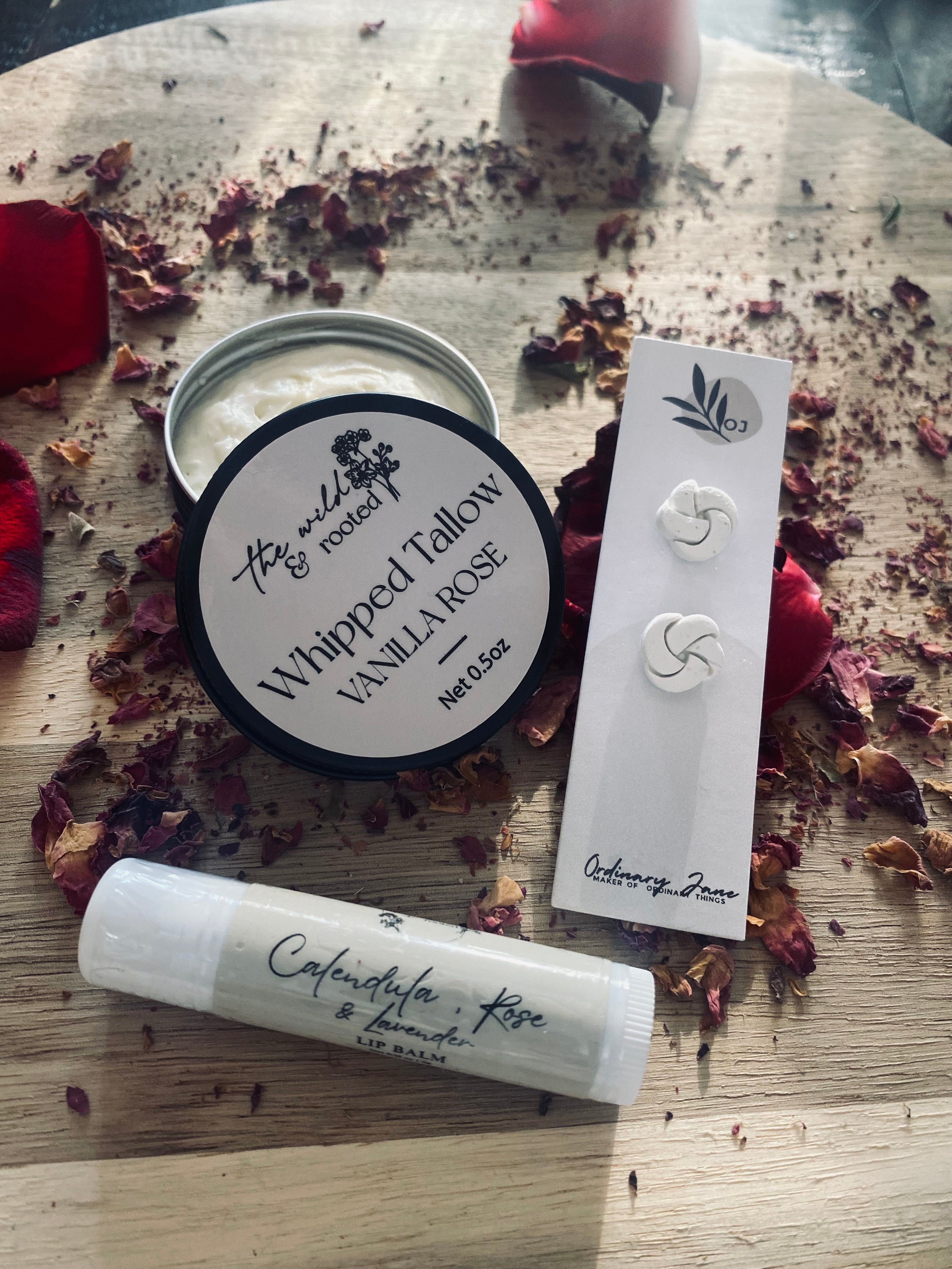 Valentine's Day - White Earring Set